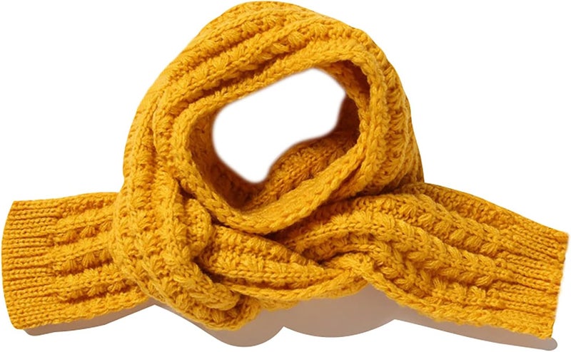 BEARUN Kids Knitted Scarf Winter Fashion Solid Color Toddler Baby Warm Scarves Wrap Neck Warmer for Girls Boys - Image 1